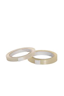 Tape 12mm acryl transparant 66 meter