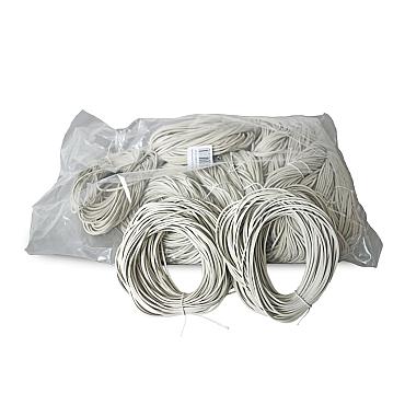 Elastiek 60x1,5mm gebundeld wit zak 1kg