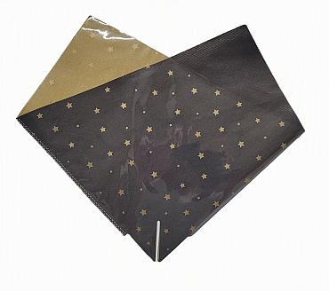 Elegant 35x35cm OPP40/Kraft 80gr Stars