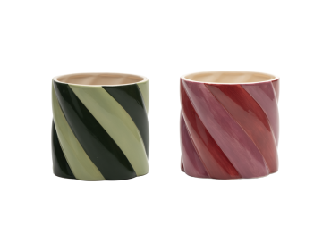 Pot Swirl keramiek ES12 2 ass