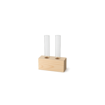 Houten standaard Oyama glas x2 FSC