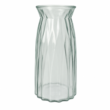Vaas Cleo glas Ø11xH20cm groen transparant