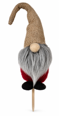 Bijsteker kabouter pluche 12x6cm 12cm