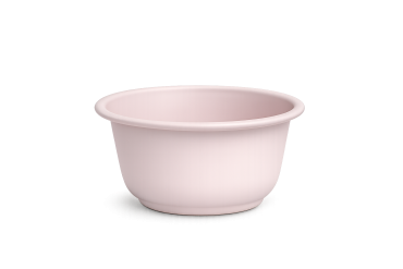 Zink schaal Tinn Ø19,5xH7,7cm roze