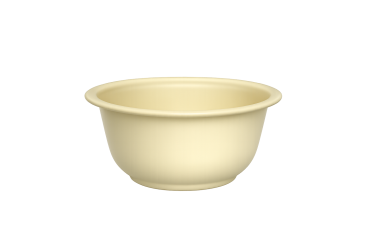Zink schaal Tinn Ø19,5xH7,7cm geel