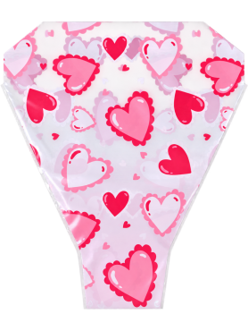 Hzn 52x44x12cm OPP35 Amor Roze