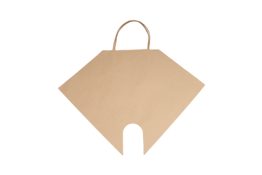 Boekettas Pro-lux 35x35cm bruin kraft