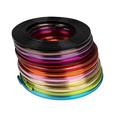 Aludraad plat 1mm/5mm 10mtr rood