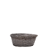 Mand Jakarta bamboe Ø20xH10cm greywash