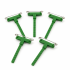 Gala clips Corsage spelden groen a50st
