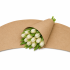 Kraft vel 35x85cm 50gr gebogen bruin