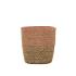 Mand Twill zeegras Ø13,5xH13cm roze