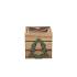 Pot hout Treezy 10x10cm groen