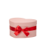 Hoedendoos karton Hart 15x19xH10cm roze