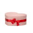 Hoedendoos karton Hart 20x25xH10cm roze