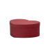 Hoedendoos karton Hart 20x25xH10cm rood