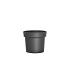 Plastic pot Basic Ø12xH9,5cm zink ES10,5