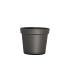 Plastic pot Basic Ø15xH12cm zink ES14