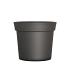 Plastic pot Basic Ø18,5xH17cm zink ES17