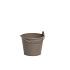 Zink emmer Breeze Ø9,6xH8 ES8,5 taupe