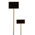 Prijssteker recht hout 45cm (14x8cm)