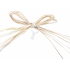 Raffia strik 17x12cm + clip naturel