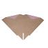 Hzn 40x40cm Blossomfold roze kraft 70gr