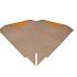 Hzn 40x40cm Blossomfold oranjekraft 70gr