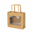 Tas kraft venster 18x12xH22cm bruin