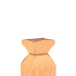 Vaas Basic kraft 11,5xH21cm oranje