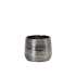 Keramiek pot Ø12,8xH11,5cm ES12 zilver