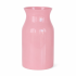 Vaas glas Fiore Ø9,2xH21cm roze