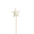 Bijsteker Ster 3D vilt 10cm 50cm creme