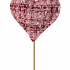 Bijsteker Tweedheart 9cm 50cm roze/rood