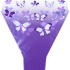 Hzn 52x44x12cm OPP35 Butterfly Paars