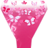Hzn 52x44x12cm OPP35 Butterfly Roze