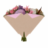 Hzn 40x40cm Blossomfold roze kraft 70gr.