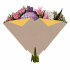 Hzn 40x40cm Blossomfold geel kraft 70gr