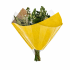 Elegant 40x40cm OPP40/Kraft 80gr Geel
