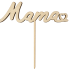 Bijsteker Mama 13,5x4cm 12cm naturel