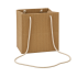 Boekettas Pure 20x20x20cm bruin