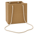 Boekettas Pure 24x24x24cm bruin